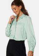 BUBBLEROOM Nicole Puff Sleeve Shirt Dusty green 36