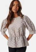 BUBBLEROOM Structured Blouse Nougat XS