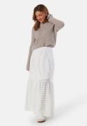 BUBBLEROOM Broderie Anglaise Maxi Skirt White S