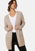 ONLY Lesly L/S Open Cardigan Beige Detail:W. Mela M