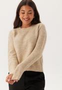 Pieces Ellen LS O-Neck Knit White Pepper L