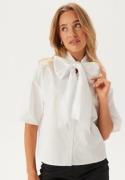 SELECTED FEMME Slfjuno 3/4 BOW SHIRT B BOW SH Bright White 36