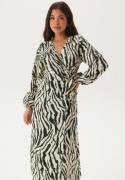 BUBBLEROOM Wrap Dress Zebra S