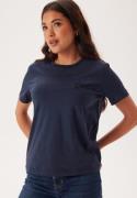 GANT Reg Script Ss T-shirt Evening Blue M