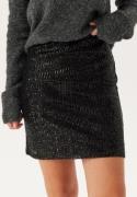 VILA Visparkling Hw Short Skirt Black L