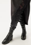 Steve Madden Courtside Overknee Boots Black Paris 41