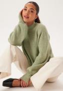 BUBBLEROOM Turtleneck Knitted Sweater Dusty green L