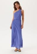 FOREVER NEW Mirabelle Pleated Asymm Maxi Dress Cornflower Blue 34(UK6)