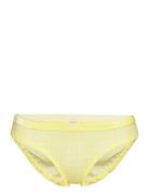 Tallie Soft Dot Bottom Trusser, Tanga Briefs Yellow Becksöndergaard