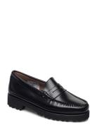 Gh Weejuns 90S Penny Loafers Flade Sko Black G.H. BASS