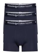 3-Pack Underwear - Gots/Vegan Boxershorts Blue Knowledge Cotton Appare...