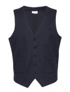 Superflex Knitted Waistcoat Habitvest Blue Lindbergh