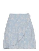Aster Skirt Kort Nederdel Blue Second Female