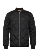 Quilted Jacket Quiltet Jakke Black Lindbergh