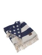 Flag Throw Home Textiles Bedtextiles Bedspread Blue Lexington Home