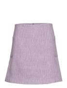 Bonnie Skirt Kort Nederdel Purple MAUD
