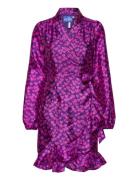 Lindacras Dress Kort Kjole Purple Cras