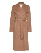 Slfrose Wool Coat B Outerwear Coats Winter Coats Beige Selected Femme