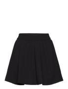 Onlnova Lux Erin Flowy Skirt Solid Ptm Kort Nederdel Black ONLY