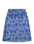 Davilaiw Skirt Kort Nederdel Blue InWear