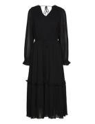 Hebe Hamida Dress Maxikjole Festkjole Black Bruuns Bazaar