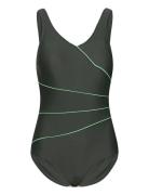 Swimsuit Daniella Classic Badedragt Badetøj Green Wiki