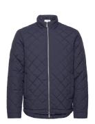 Slhjohn New Quilted Jacket Ex Quiltet Jakke Navy Selected Homme