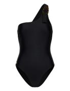 D6Felice Asymmetrical Swimsuit Badedragt Badetøj Black Dante6