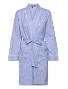 Lrl Kimono Wrap Robe Morgenkåbe Blue Lauren Ralph Lauren Homewear