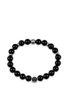 Beads Bracelet 8Mm Armbånd Smykker Black Edd.