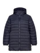 Carnew Tahoe Quilted Hood Coat Otw Foret Jakke Navy ONLY Carmakoma