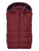 Nkmmemphis Vest Pb Foret Vest Burgundy Name It