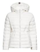 Feminine Lw Down Jacket Foret Jakke White Tommy Hilfiger