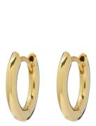 The Plain Amalfi Huggies-14K Antique Gold Accessories Jewellery Earrin...