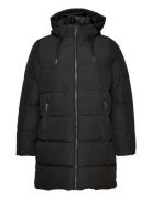 Carnewdolly Long Puffer Coat Cc Otw Foret Jakke Black ONLY Carmakoma