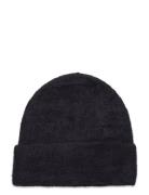 Erica Fluffy Beanie Accessories Headwear Beanies Black HOLZWEILER