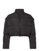 Detachable Down Puffer Jacket Foret Jakke Black Rosemunde