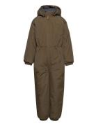 Nylon Junior Suit - Solid Flyverdragt Overtøj Brown Mikk-line