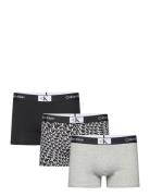 Trunk 3Pk Boxershorts Black Calvin Klein