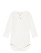 Nbmonnus Ls Body Bodies Long-sleeved White Name It