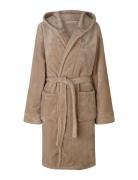 Fleece Robe Morgenkåbe Beige Rosemunde