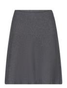 Triny Merino Skirt Kort Nederdel Grey Ella&il