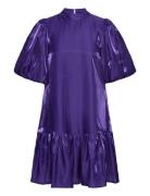 Yasmagnusa Ss Dress Kort Kjole Purple YAS