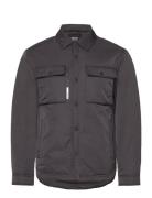 Jacket Regular Essential Quiltet Jakke Black Replay