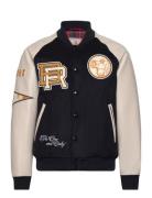 Varsity Bomber Bomberjakke Jakke Navy Baracuta