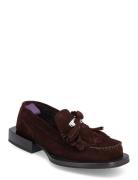 Rio Fringe Suede Java Loafers Flade Sko Brown EYTYS