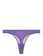 Mesh Thong G-streng Undertøj Purple Understatement Underwear