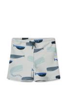 Otto Printed Swim Pants Badeshorts Blue Liewood