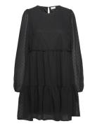 Viedee L/S Dress Kort Kjole Black Vila