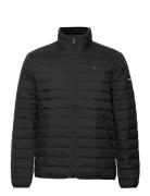 Packable Crinkle Quilt Jacket Foret Jakke Black Calvin Klein